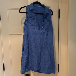 J. McLaughlin Blue Sleeveless Dress